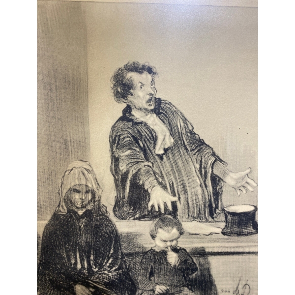 Honore Daumier "The Saintly Women" Print