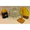 Image 1 : Cowboy Cookie Jar w/ Cake Stand & Deviled Egg Tray