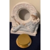 Image 2 : LLADRO Porcelain Musician w/ Clock (Clock Detached, can be Glued Back on)  - 8W, 9T