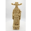 Image 7 : Three Chinese-Style Carved Figurines, 11 and 17 Inches Tall