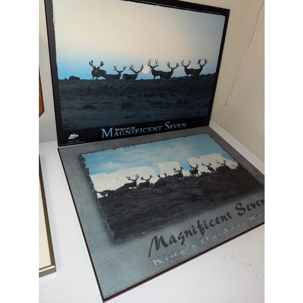 Artwork Featuring A Herd Of Deer titled, "return of the magnificent"