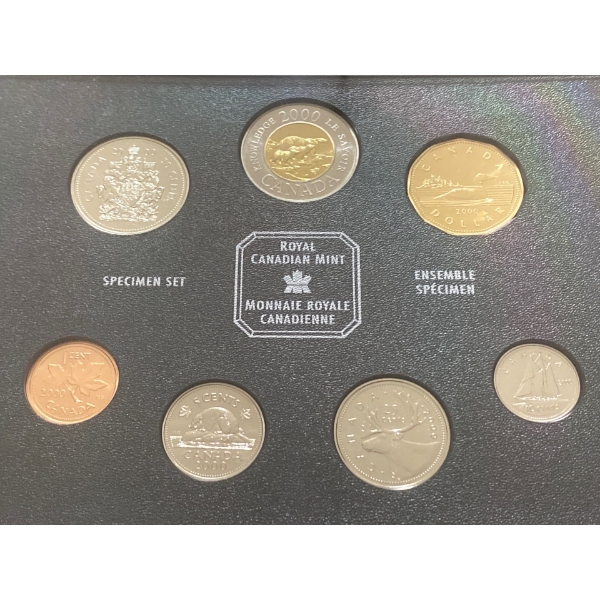 2000 Canadian Specimen Set