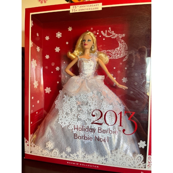 2013 holiday Barbie 25th anniversary new inbox