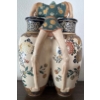 Image 2 : Japanese Satsuma Ware - Interesting Unique Vases 12T