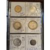 Image 4 : 3 Coin Collecting Books with Several Canadian & world Silver Coins . 