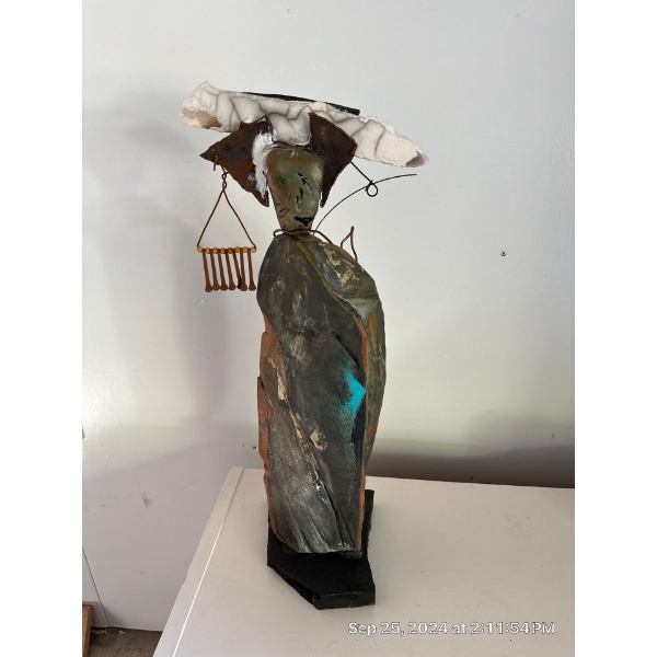 Joanna Drummond Figure Pottery Original -- 6W, 7D, 22T