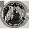 Image 1 : 2014 $100 for $100 Rocky Mountain Bighorn Sheep - 99.9% Fine Silver Coin - #1