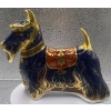 Image 1 : Gorgeous English Royal Crown Derby Bone China Scottish Terrier Figurine - 5In Tall 