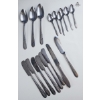 Image 4 : Vintage Silver-Plated Flatware Set In The "Springtime" Pattern, Manufactured By Rogers Bros,42-piece