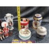 Image 2 : Two Scottish-Themed Porcelain Dolls & A Decorative Bud Vase With A Figurine Motif And More.