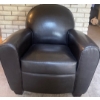 Image 4 : Stylish Upholstered Club Chair 34x38x37
