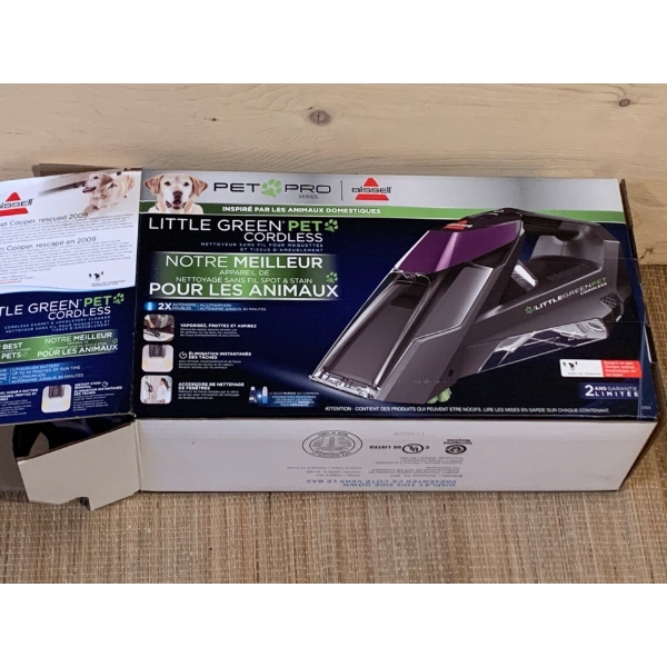 Pet Pro Little Green Cordless Steam Cleaner