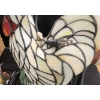 Image 4 : Stained Glass Rooster Lamp, Storage Basket, Frame, and Lighthouse Ceramic Piece