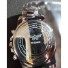 Image 3 : Mens Zhowe Chronograph Watch with Stainless Steel Band and Three Rings