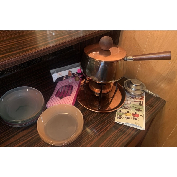 Copper Fondue Collection w/ Accessories & More