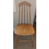 Image 3 : Two Vintage Style Dining Chairs   15" x 14" x 33" tall