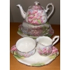 Image 3 : Royal Albert Bone China England  "Blossom Time Partial Set  6 Tea Cups & Saucers  2 Coffee Cups w/pl
