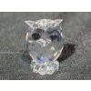 Image 2 : Swarovski Crystal Owl Figurine with Green Eyes