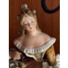 Image 3 : Lefton Fine China Victorian Lady w/ Floral Basket & Suggestive Ensemble 8T