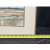 Image 3 : Unsigned Landscape Watercolor in Earthy Tones, Framed