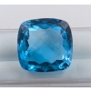 Image 2 : 40.39 ct Certified Royal Blue Topaz Gemstone Cushion Cut ($7,980 Appraisal)