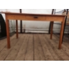 Image 2 : Rustic Wooden Desk/ Farm Table with Singular Drawer- 50"W x 30"D x 30"H