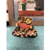 Image 2 : 3 figurines from Boyd's Bears & Friends, The Bearstone Collection. "Krystal & Axel...Canadian Waltz"