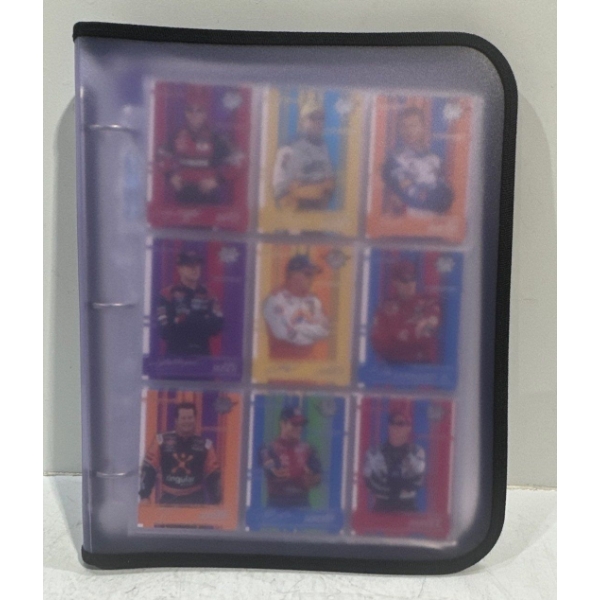 Binder of Motorsport Wheel High Gear Collector Cards