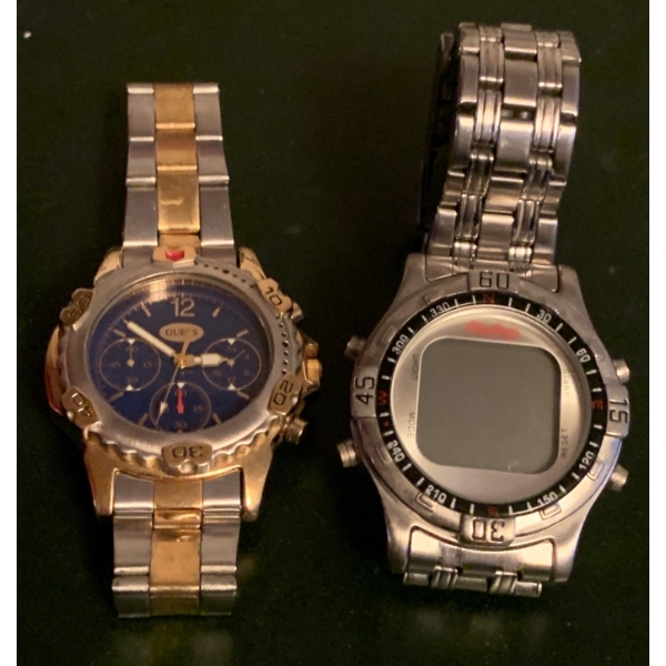 Guess Chronograph Watch w/ Rawlings Watch 