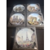 Image 1 : Collection of Plates Including: "La Tour Eiffel"