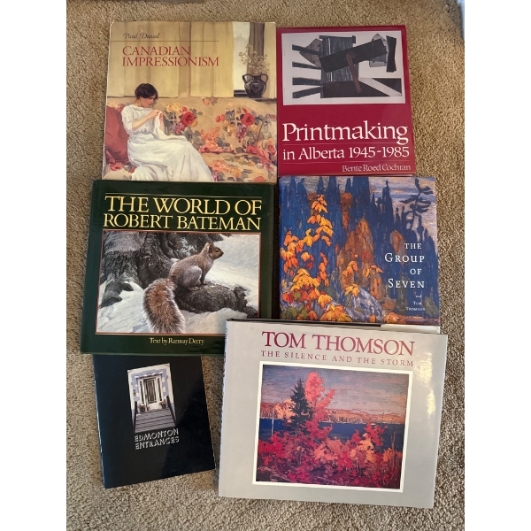 Six Canadian Art Books Featuring Robert Bateman and Tom Thomson