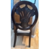 Image 6 : Stunning Mahogany 6 Piece Dining Table w/ Upholstered Seating & Glass Top 