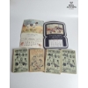 Image 5 : Jello Coins, Wooden Nickels, Vintage  Camp Fire Girl Books, Little Piggy Pottery, Antique Calenders