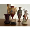 Image 1 : Carved Ivory 'Do No Evil' 4 Monkeys w/ Antique Decorative Vessels 9T & More