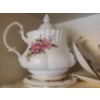 Image 2 : Royal Albert Bone China "Prairie Rose" Tea/ Coffee Pot, Cups, Plates and More!