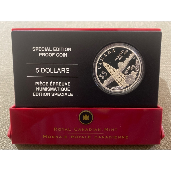 2005 Special Edition Proof $5 Canadian Silver Coin by Royal Canadian Mint