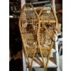 Image 1 : Pair of 12 x 42 authentic rawhide and Birch snow shoes in great condition