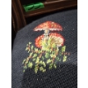 Image 10 : Pair Of Antique Mushroom Hand Embroidered Seat Chairs