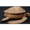 Image 2 : Hand-Carved Wood Turtle-Shaped Storage Box with Lift-Off Lid