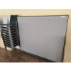 Image 1 : Office Partition 72 w, 67 h, 11 d & Extra Chairs