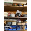 Image 2 : 4 shelves, full of miscellaneous screws, tape electrical items and so much more also includes all th
