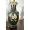Image 3 : Chinese Cloisonne Table Lamp w/ Decorative Asian Vase 