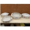 Image 1 : Set of Vintage CorningWare Casserole dishes , Blue Cornflower and Spice of Life La Marjolaine patter