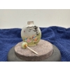 Image 3 : Hand Painted Children Glass Snuff Bottle with Spoon 2.5H