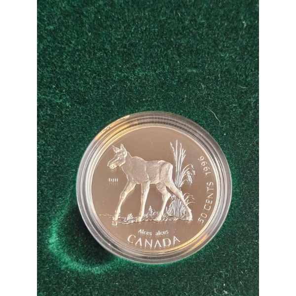 1996 Canadian Nature Series Sterling Silver Coin Set by Royal Canadian Mint