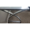 Image 3 : Glass and Metal Writing Desk