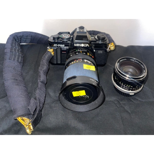 MINOLTA X-700 w/ MINOLTA 1003359 & MINOLTA ROKKOR SG 1:3.5