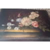 Image 2 : Painted Storage Trunk 27.5 W, 18 D, 18 T and Sewing Basket 13" Diameter, 18 T 