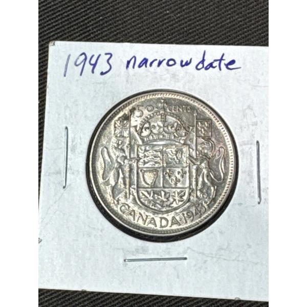 Canada 1960's Half Dollar Coin