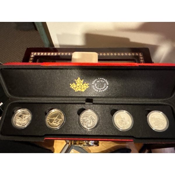2015 $10 Adventure Canada SetSilver Coin Set 